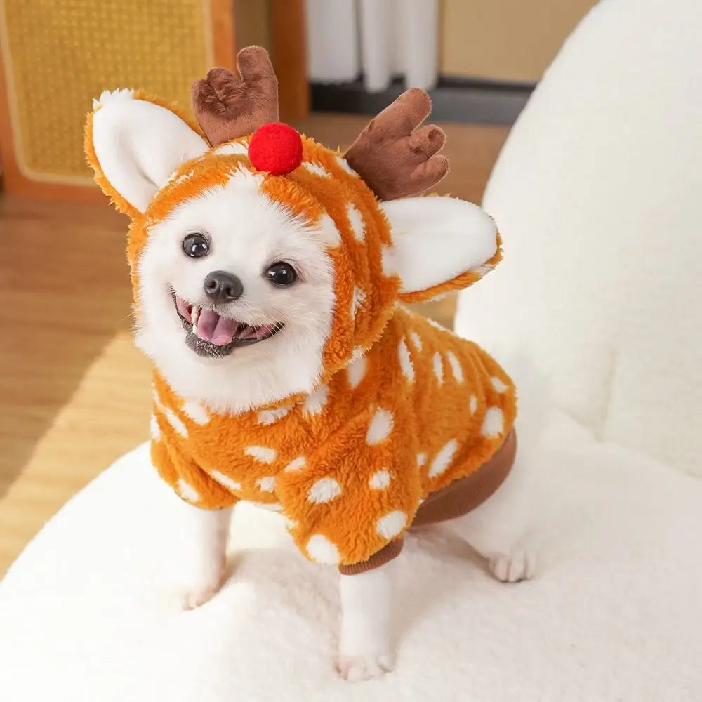 Cozy Pet Reindeer costume